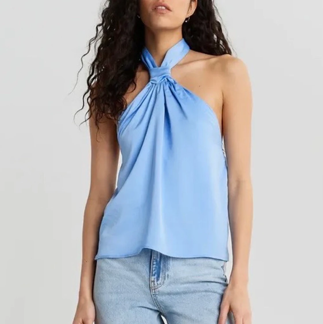 ljusblå topp - 90