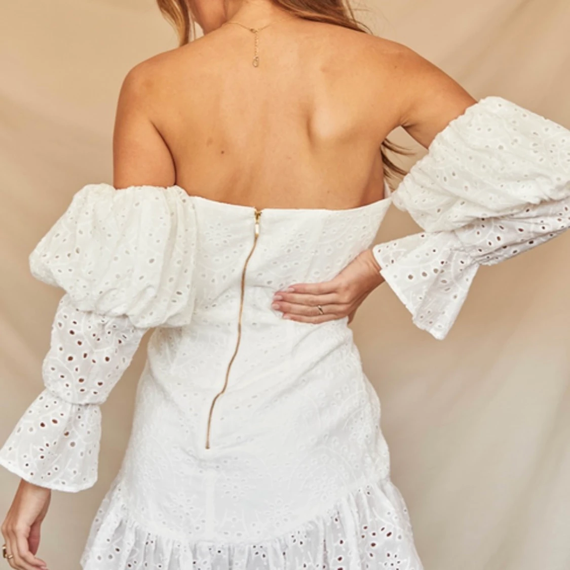 VIT KLÄNNING/ STUDENTKLÄNNING 😍😍 - 90