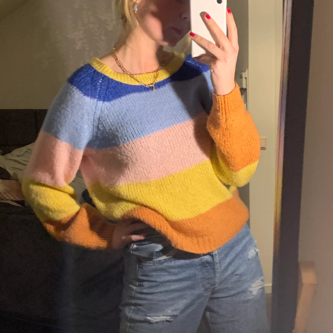 Stickad tröja  - 90