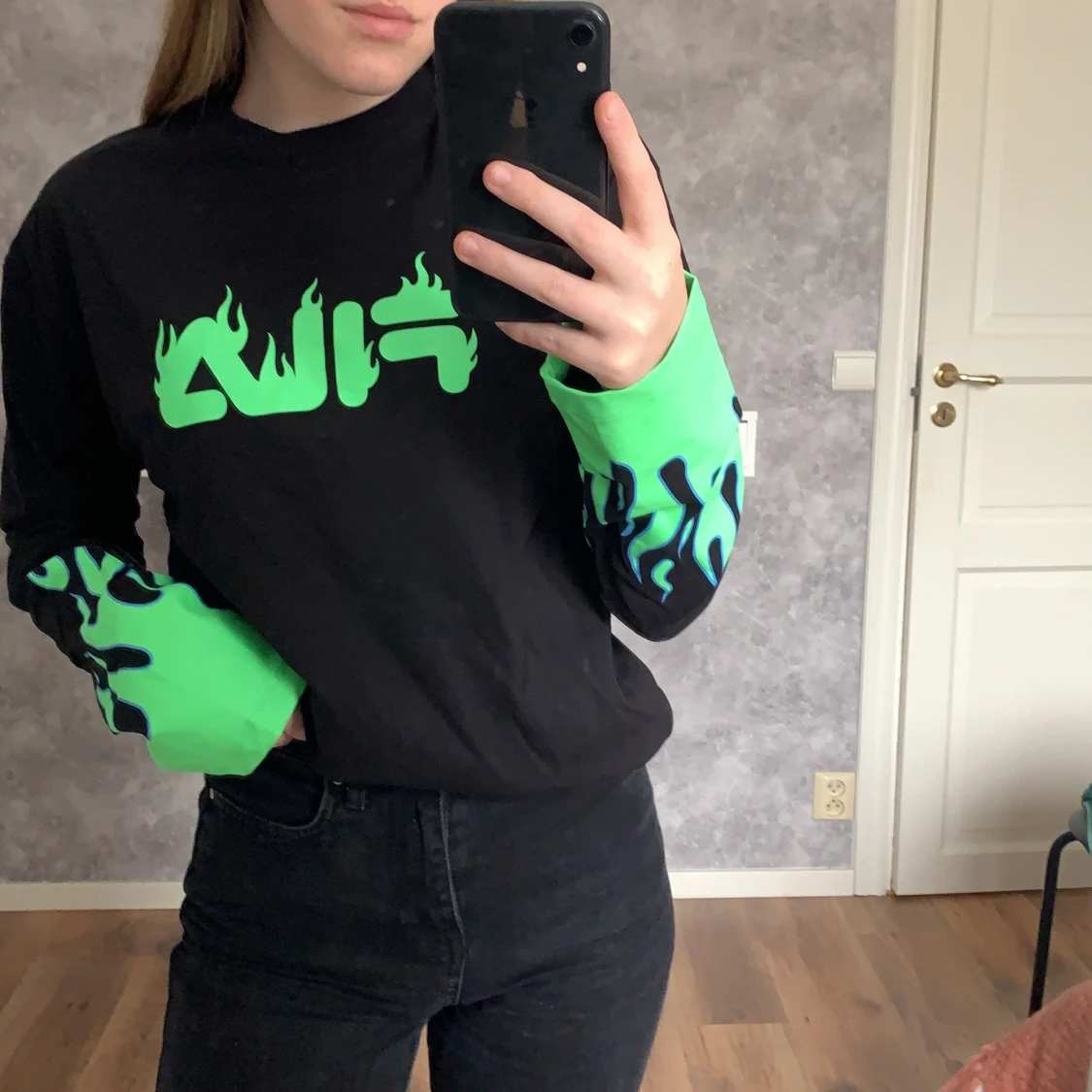 Filatröja med flammor  - 90