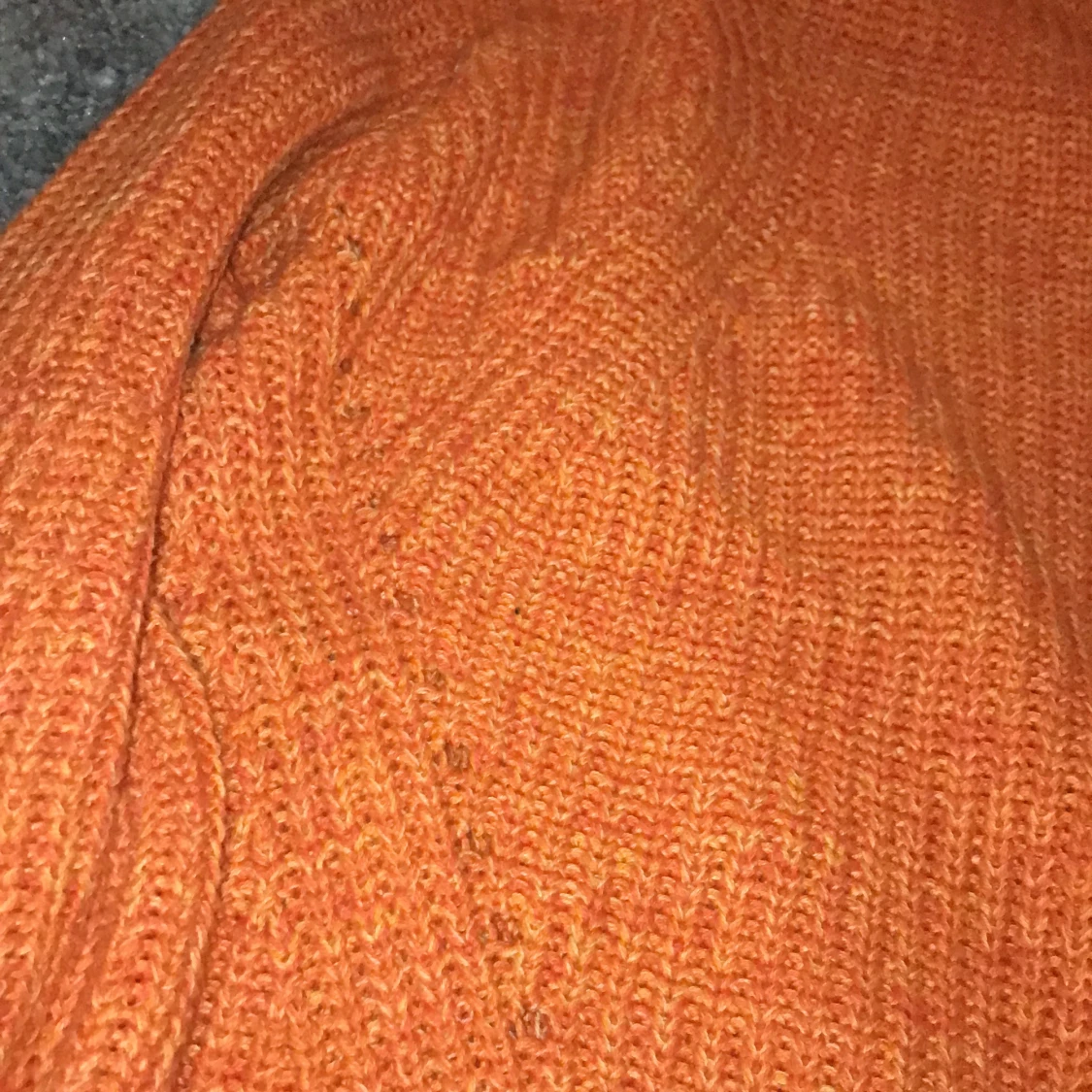 Virkad orange tröja 🥰 - 90