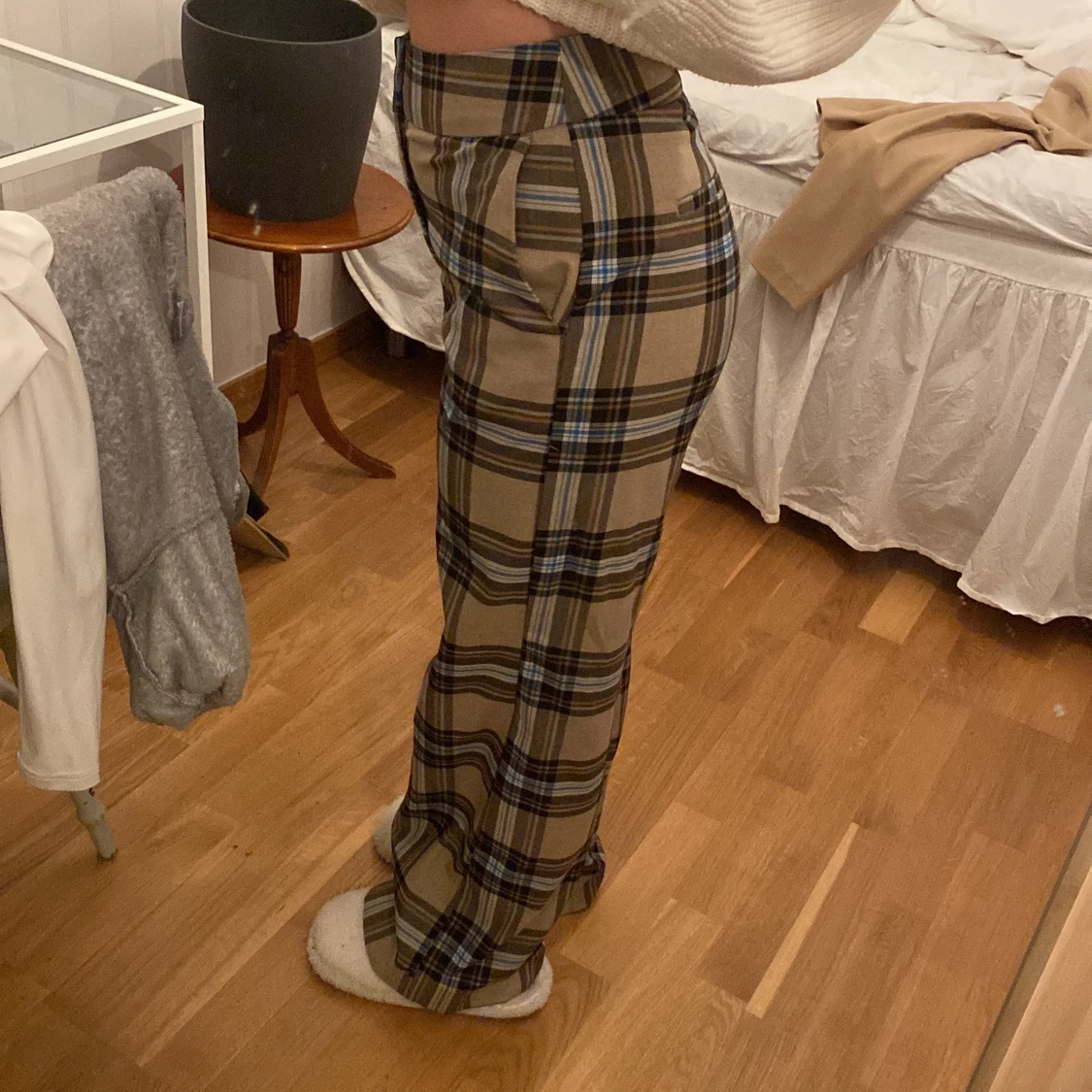 Rutiga kostymbyxor  - 90