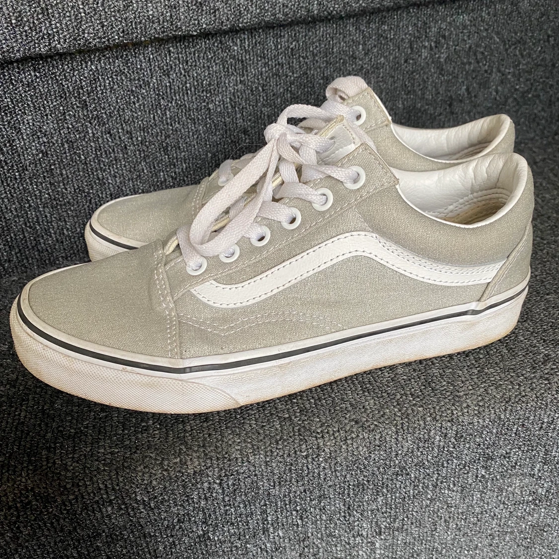 silvriga vans skor - 90