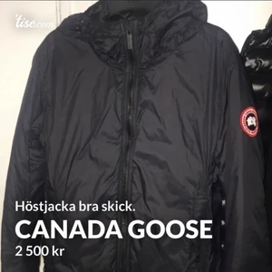 Canada goose jacka  - Storlek M endast använd ett fåtal gånger säljes för 2500 kr kan gå ner i pris vid snabb affär. Frakt ingår
