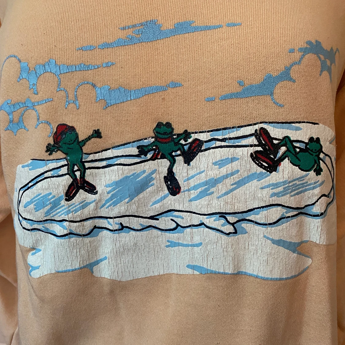 Vintage collagetröja  - 90