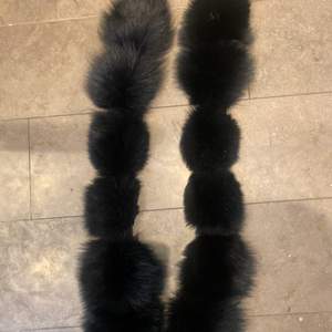 Päls remsor tillhörande till päls jacka som alla har den svarta från garoff💞 Fluffiga och fina! 