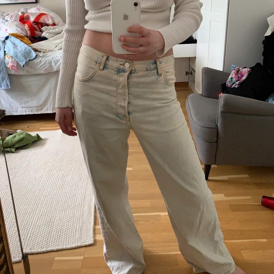 Lågmidjde jeans