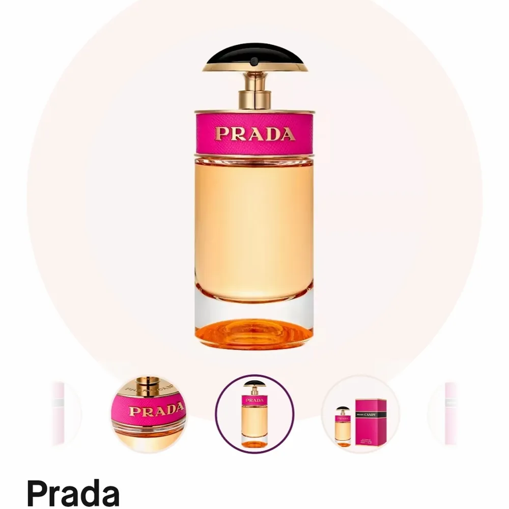Prada parfym på 80ml köpt för 1299kr, använd men mycket kvar (över 65ml), se på bild. ÄKTA💓. Accessoarer.