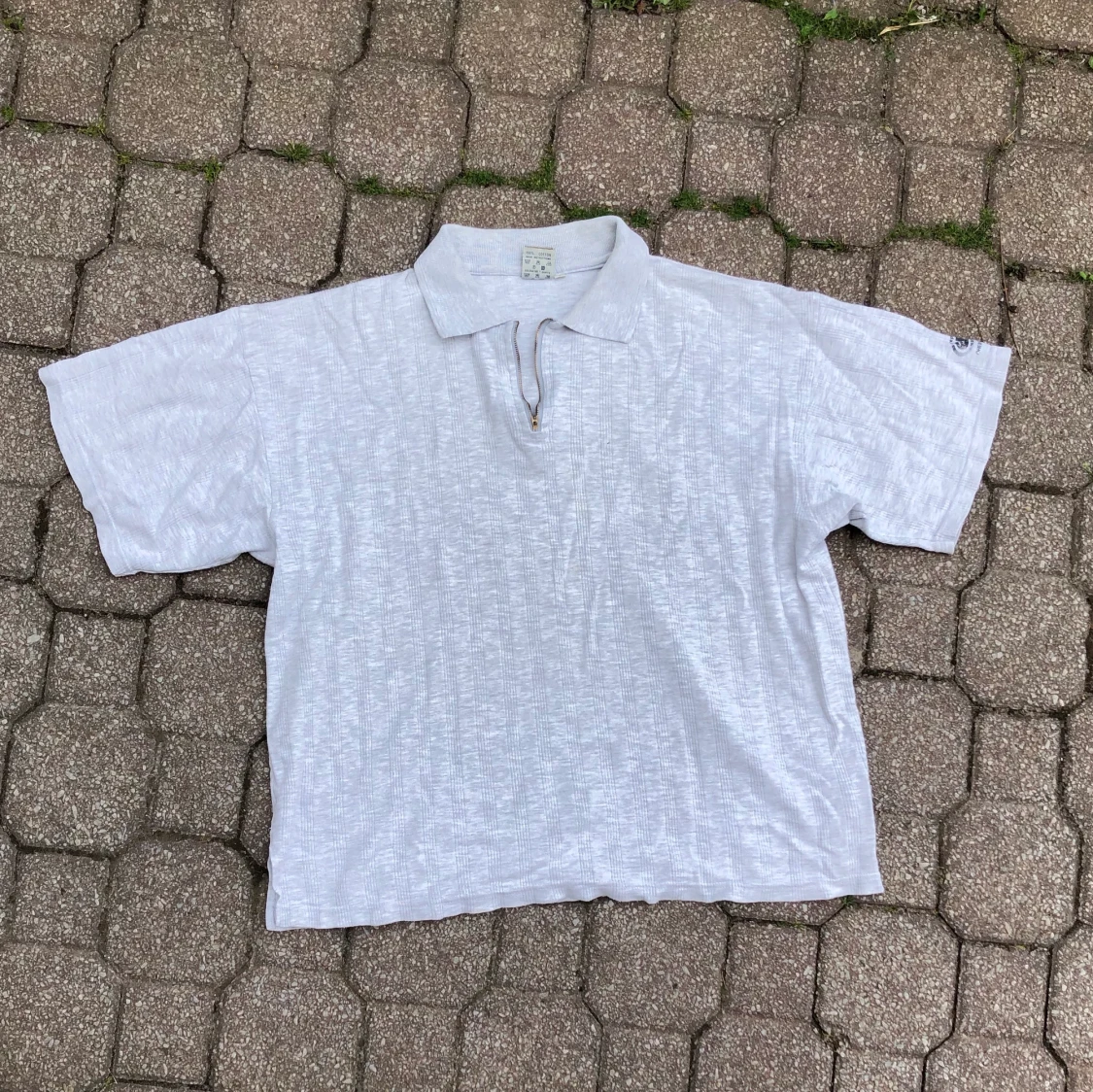 1/4 zip up tröja boxy fit