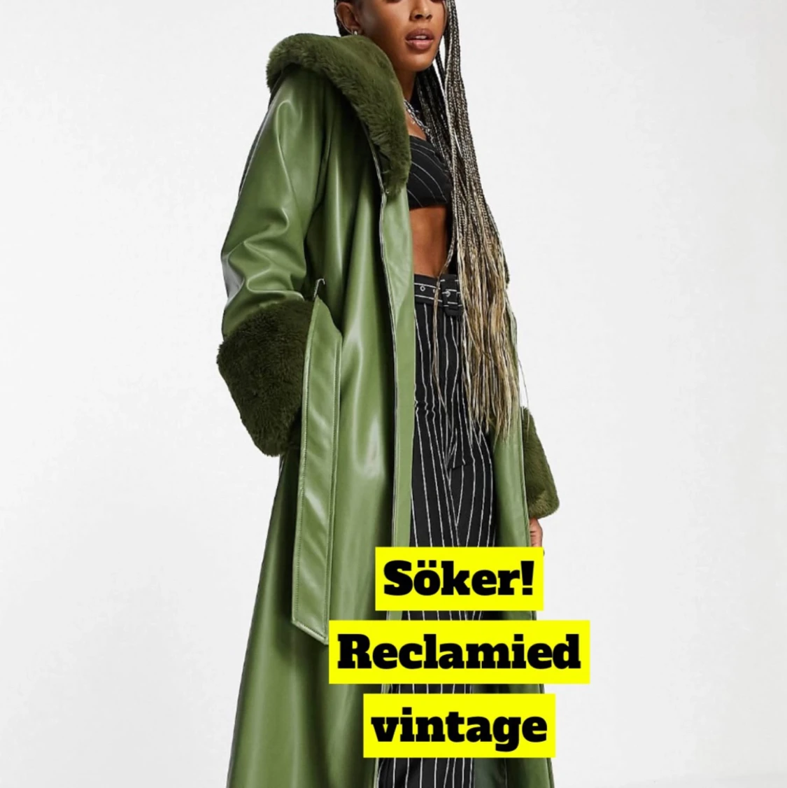 Reclaimed vintage kappa grön - 90