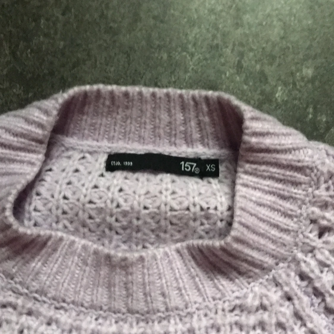 stickad tröja 💜💜 - 91