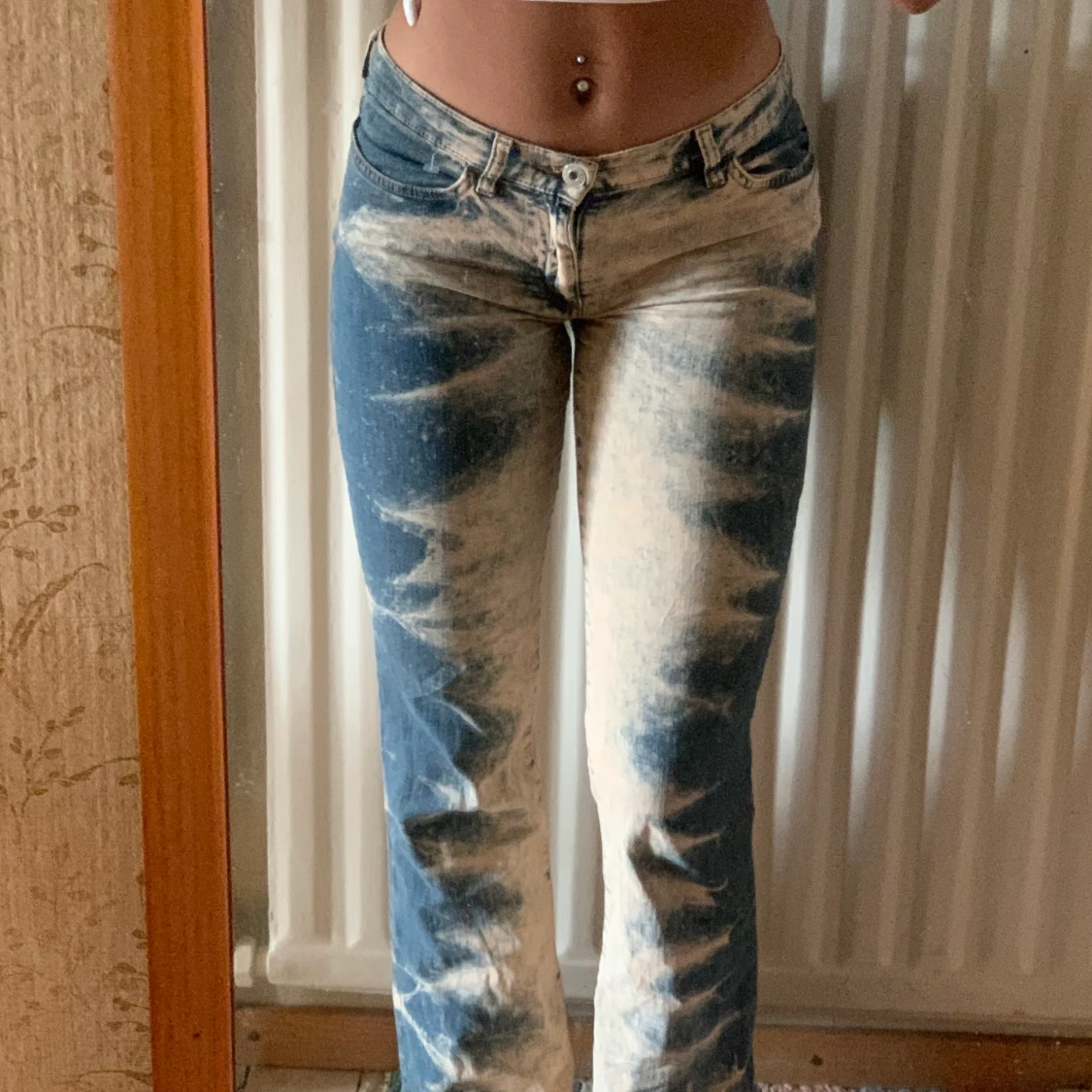 Lågmidjade jeans