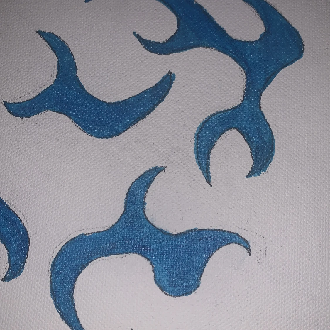 handmålad tavla  - 90