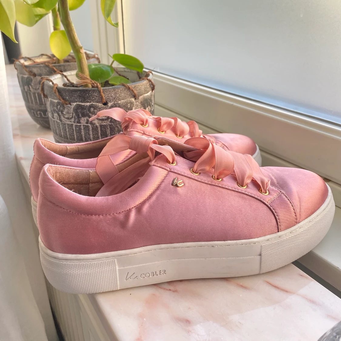 Jättefina rosa skor