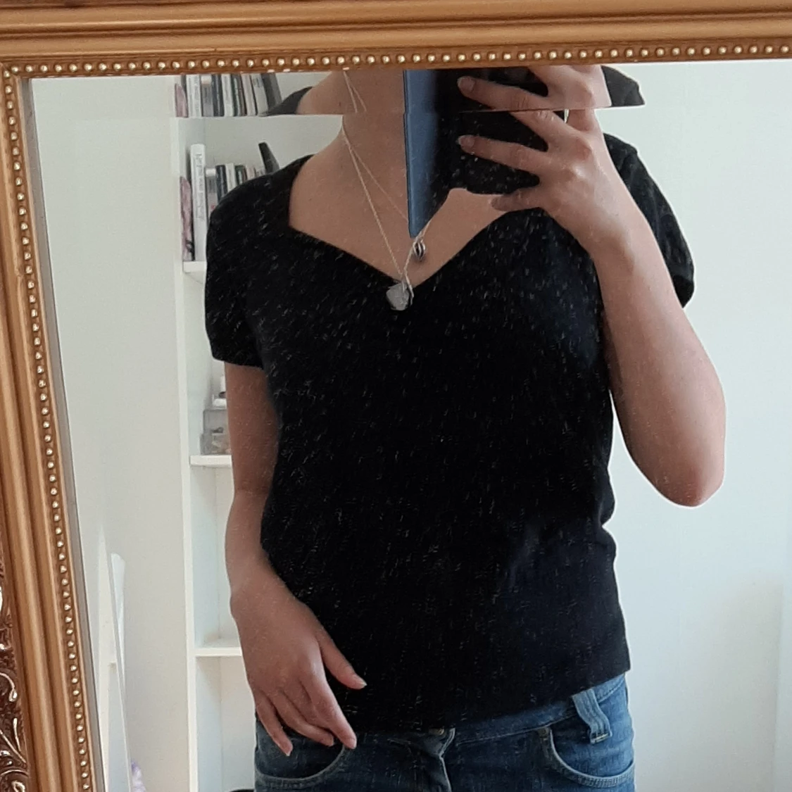 Svart topp second hand  - 90