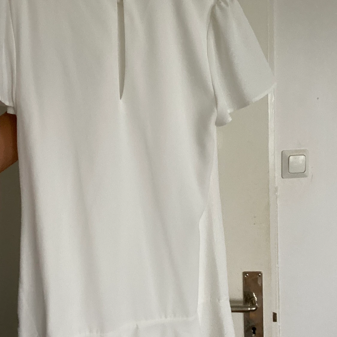 Vit fin klänning  - 90