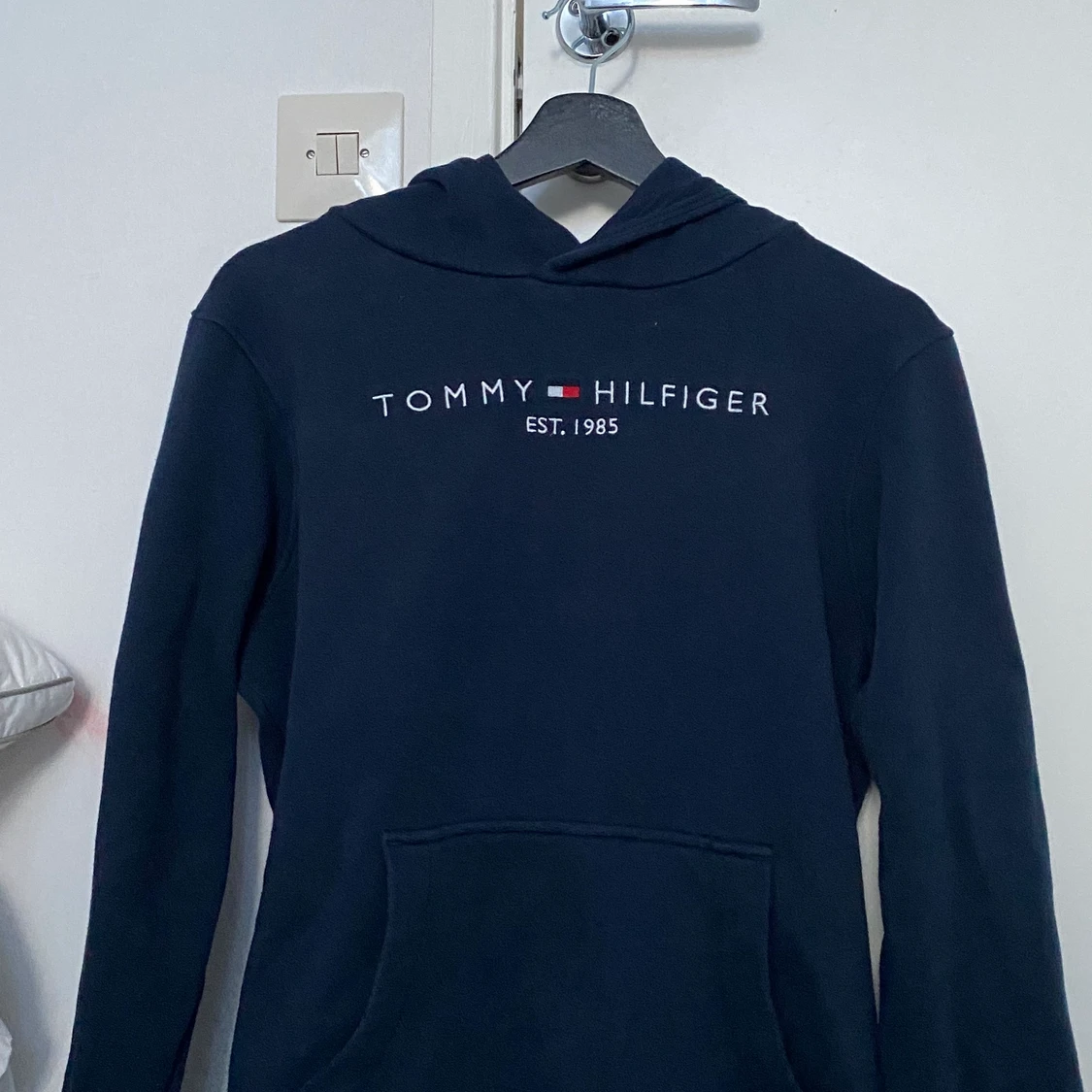 Tommy hilfiger hoodie mörkblå - 90