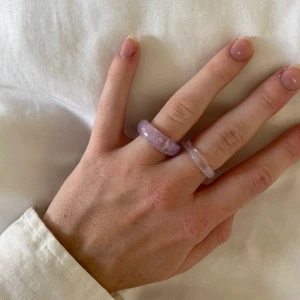 Ringar - Lila och lite genomskinliga ringar köpta från shein.