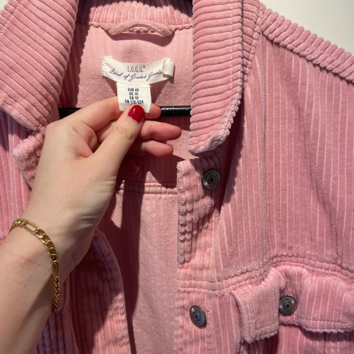 Rosa manchesterjacka  - 91