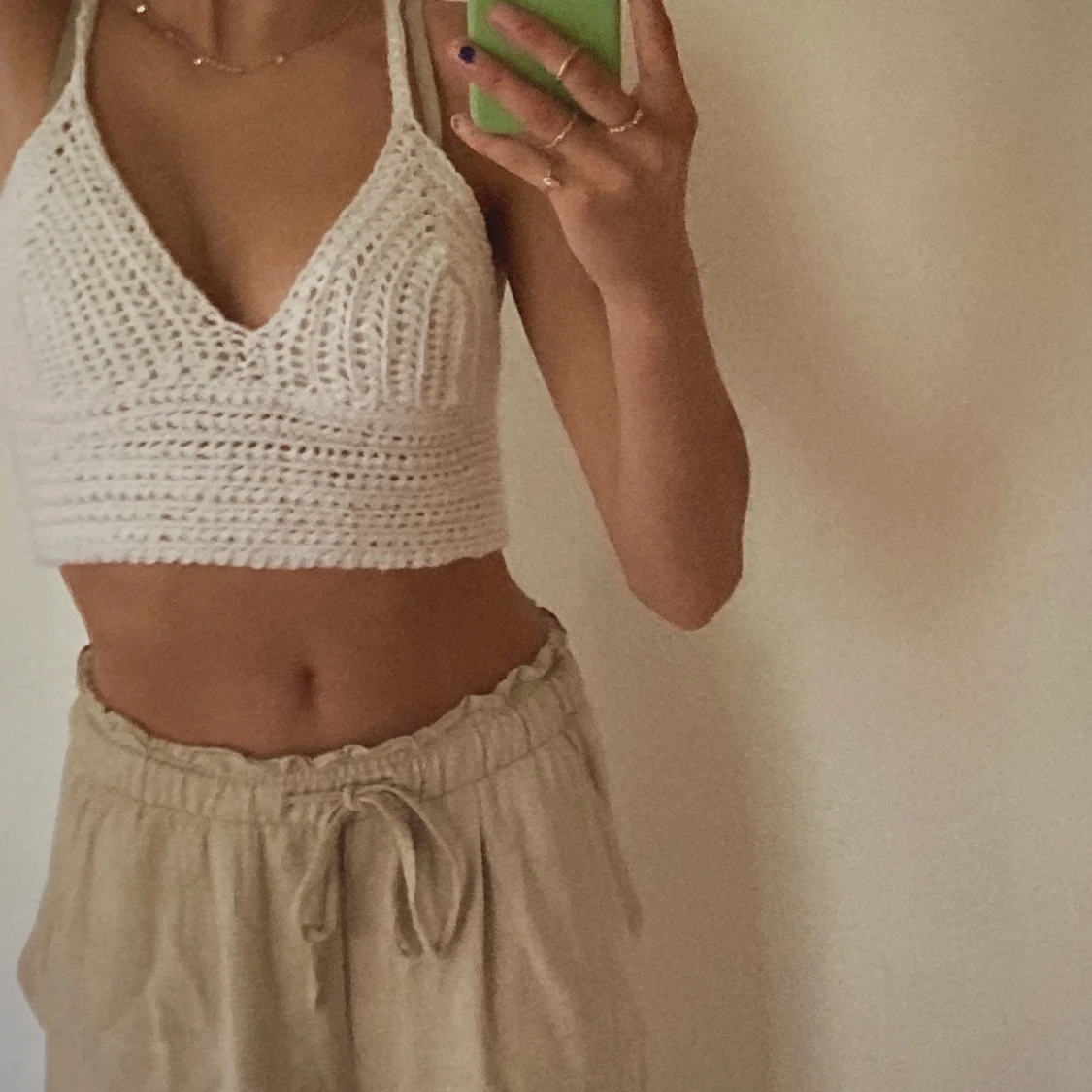 Superfin virkad toppđ