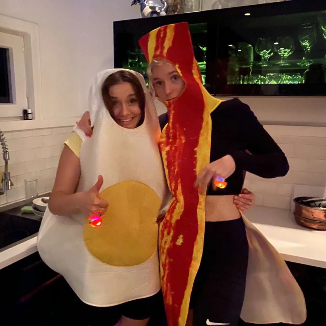 Ägg och bacon dräkt