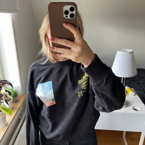 Sweatshirt med tryck!!! - En sweatshirt ifrån H&M, med både snygga tryck på både framsida och baksidan.
