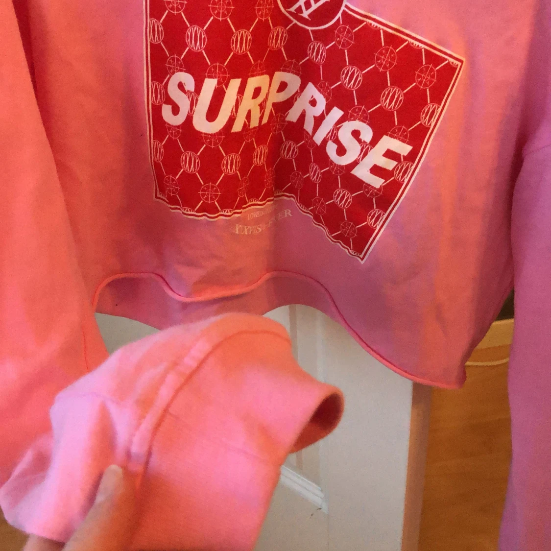 Croppad långärmad - 90