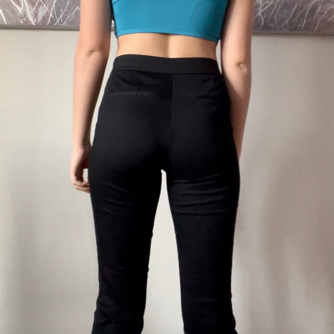 Hm 36 svarta kostymbyxor - 90