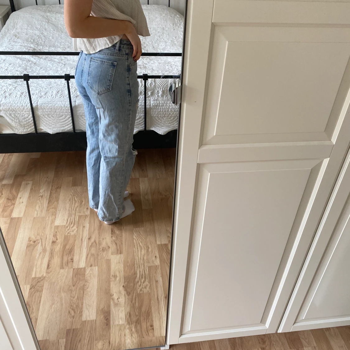 Byxor med hål storlek M - 90