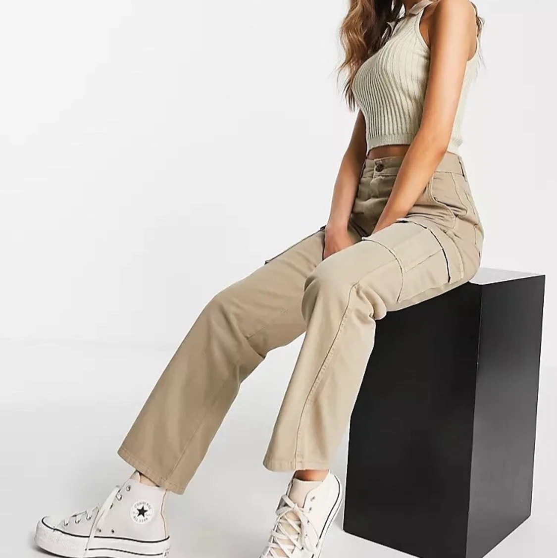 Stradivarius Cargo byxor- slut överallt  - 90