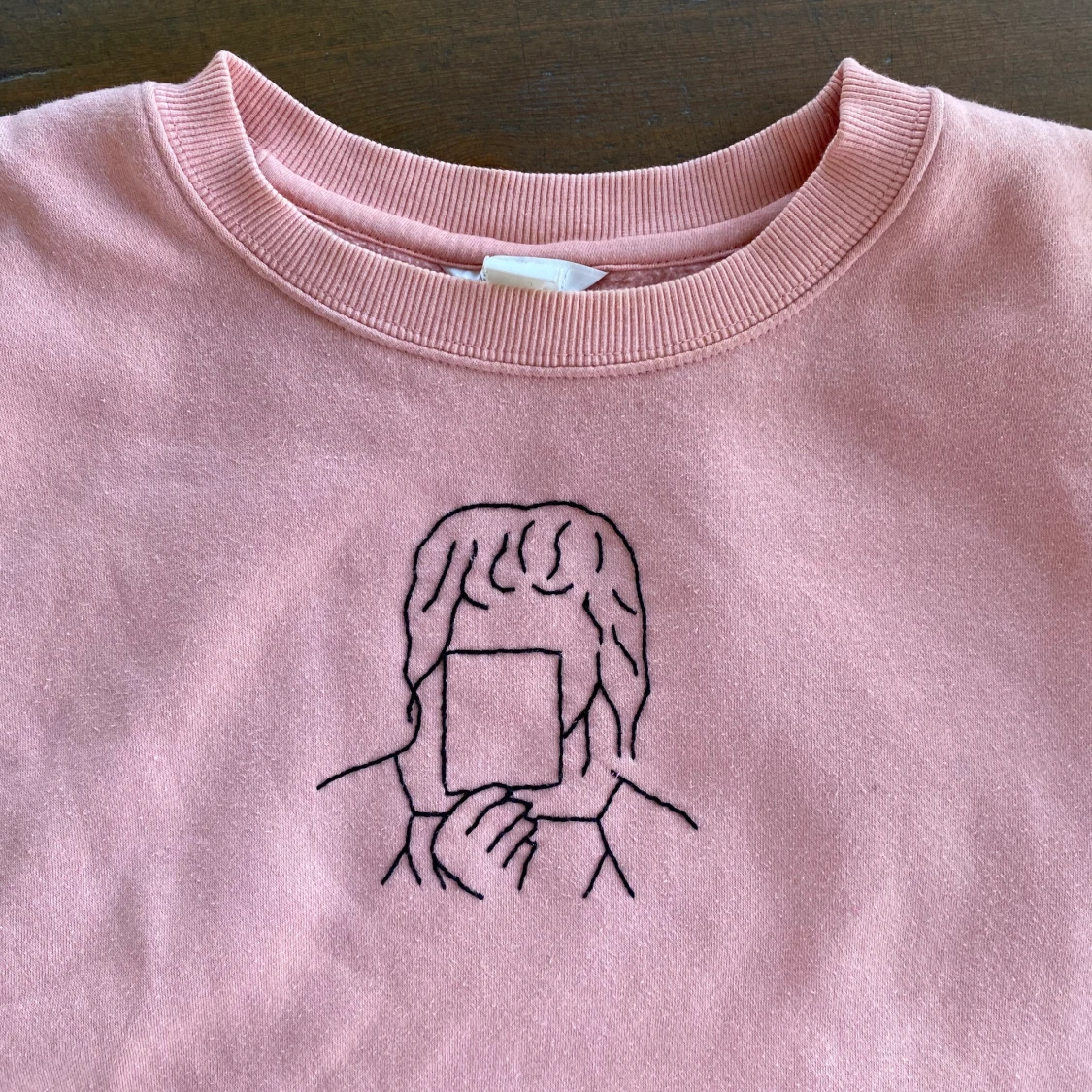 Broderad tröja - 90