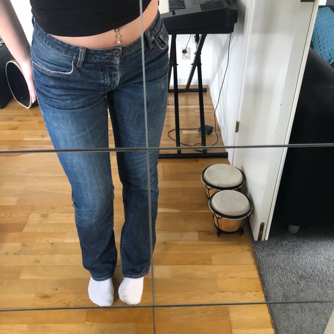 Lågmidjade peakperformance jeans