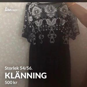 Klänning  - Storlek 54/56 oanvänd. Jättebra skick.