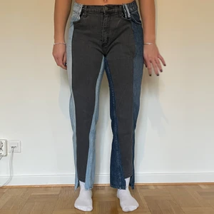 Byxor - Trefärgade byxor lågmidjade byxor. Använda någon gång.