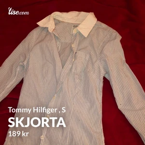 Skjorta - Skjortan är från tommy hilfiger, köpt väldigt länge sen och inte använt den alls , behöver dock stryckas