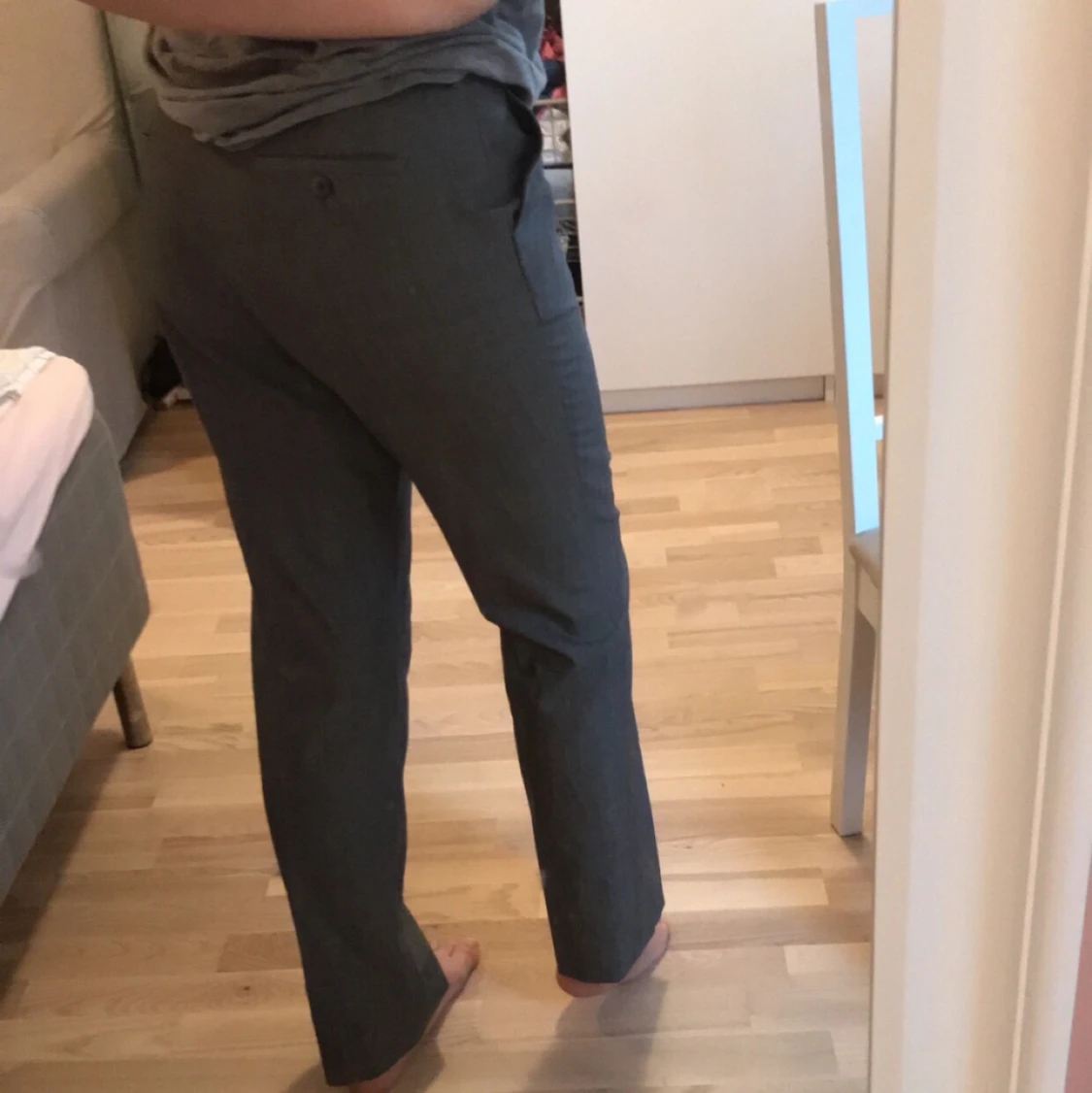 Lågmidjade kostymbyxor  - 91