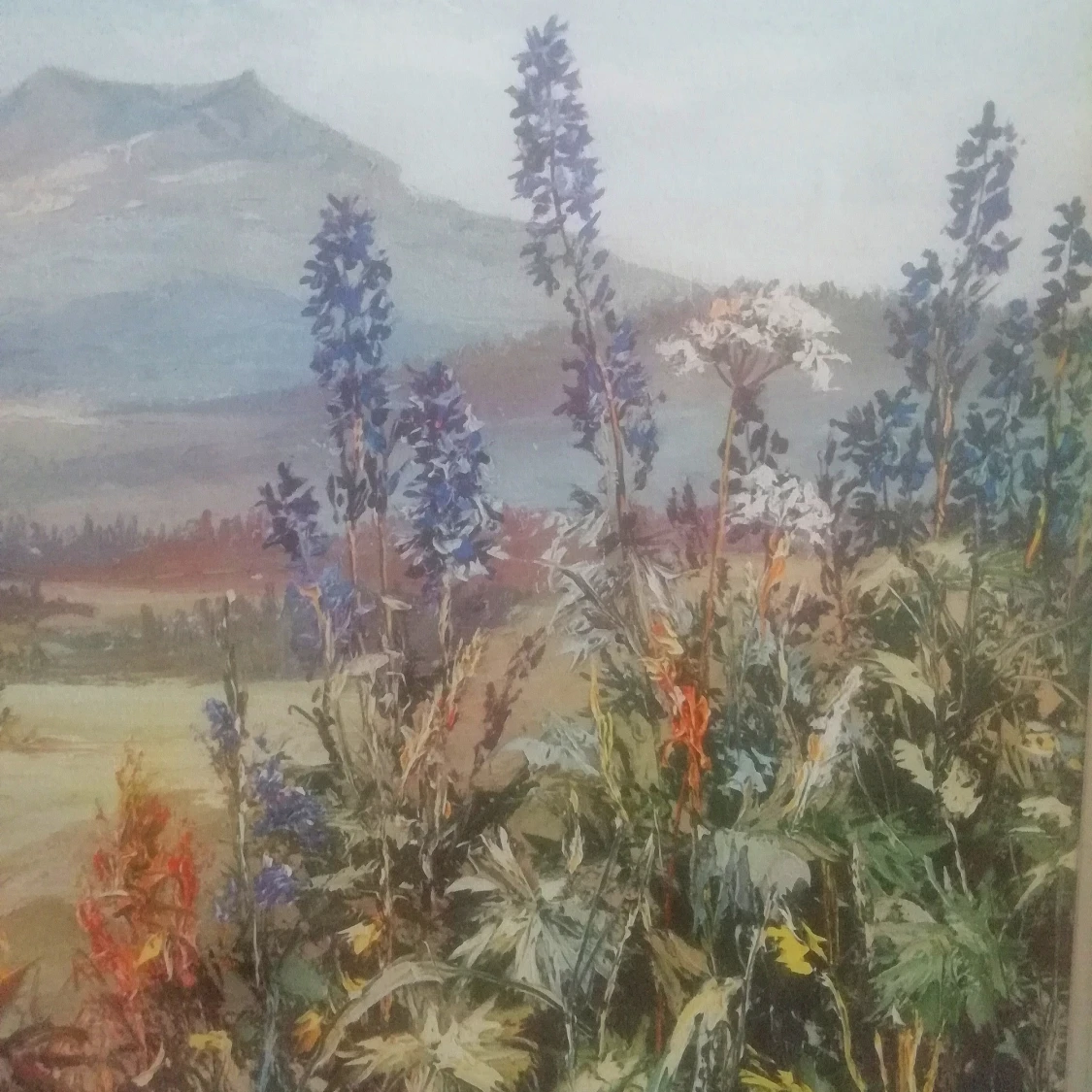 Vacker äkta Oljemålning  - 91