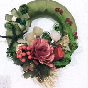 bra kombination - En ringkombination med pastellfärger gjorda av tyg