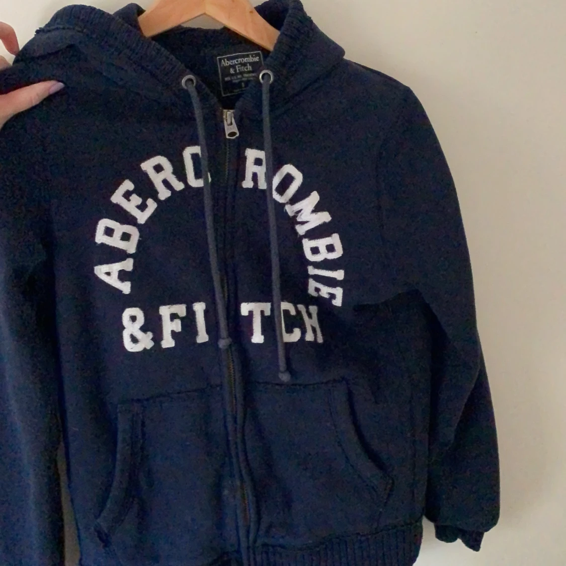 Blå Abercrombie&fitch kofta