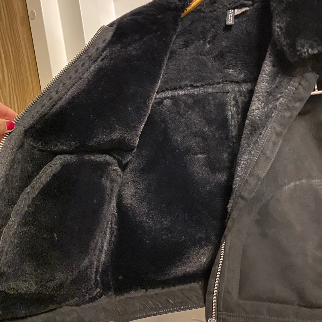 Svart mocka jacka - 91