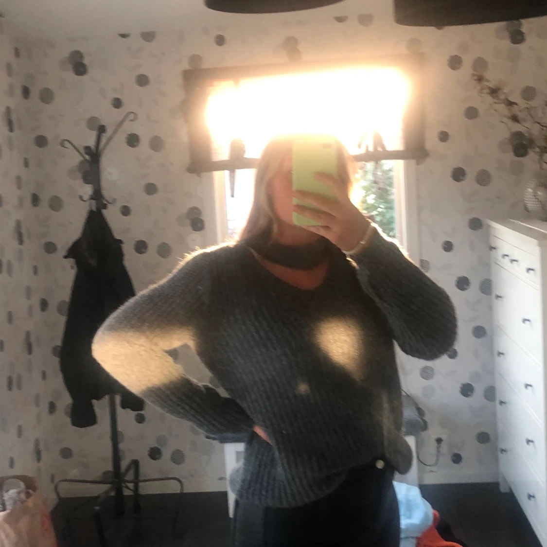 Fin stickad tröja  - 90