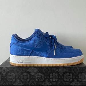 Nike Air Force 1 CLOT Blue Silk. DS. US 11.5/45.5. 3300kr. Meet-up in Stockholm available. No trade/exchange 