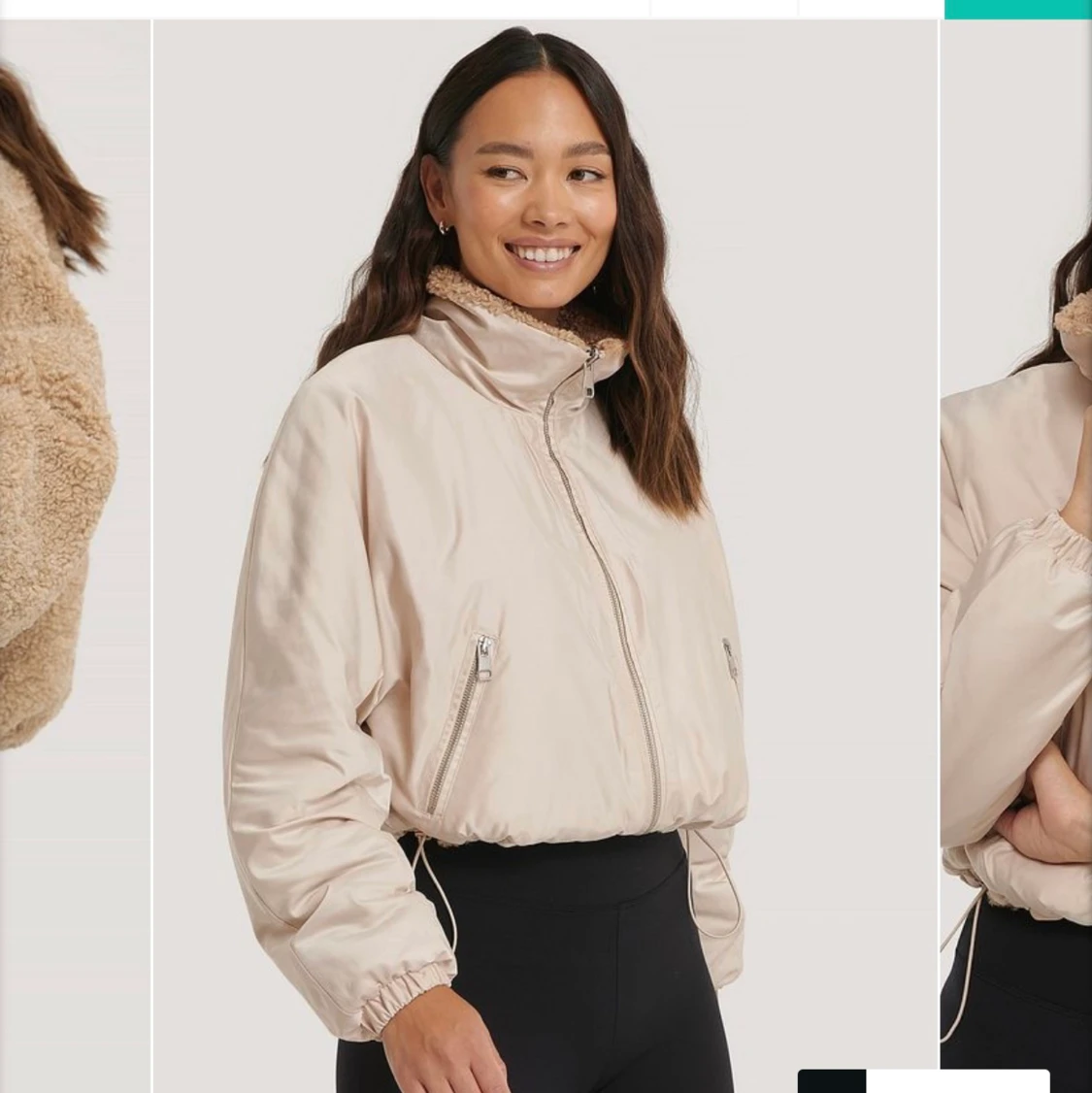 teddyjacka, vändbar - 91