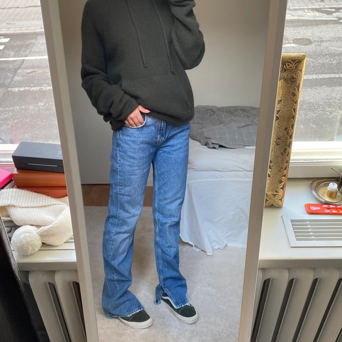 Jeans med slits - 90