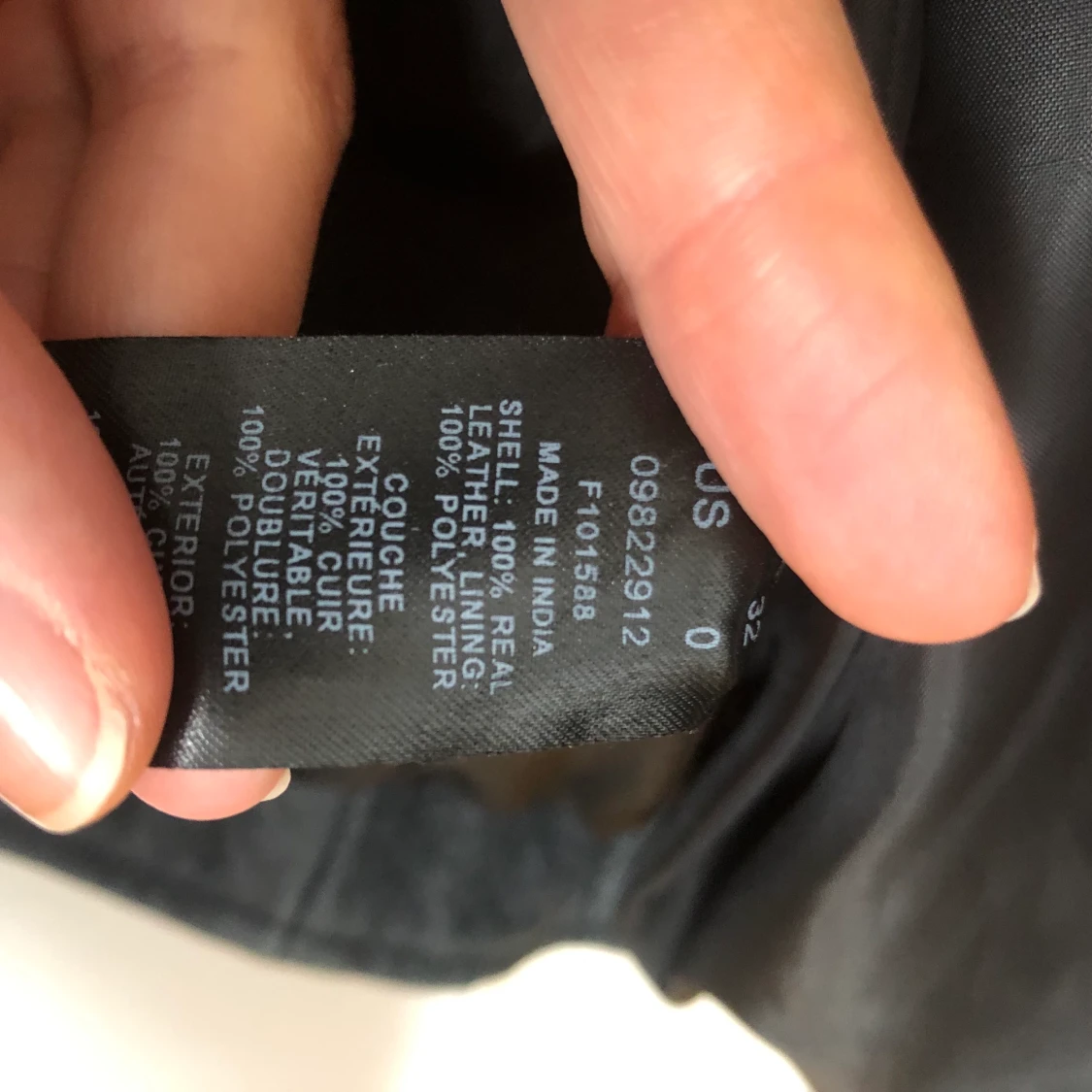 100% äkta läderjacka - ASOS design  - 91