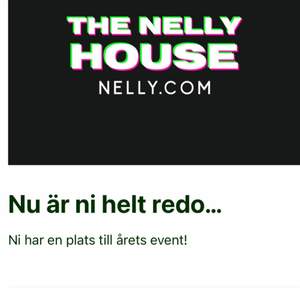 Jag har 2 biljetter till Nelly House i Stockholm. Det är 16 årsgräns. Det kommer att finnas DJ och en chans att vinna 10 000kr! Biljetterna är inför denna lördag 26/2-22 kl.12-15. Först till kvarn som gäller!!