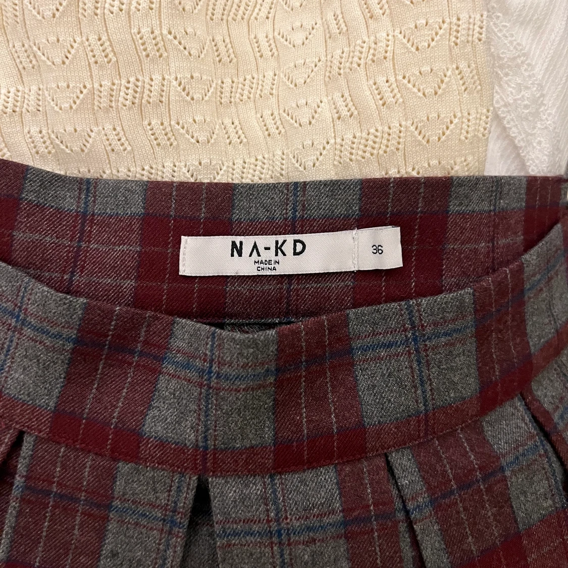 NA-KD CHECKED SKIRT - 91