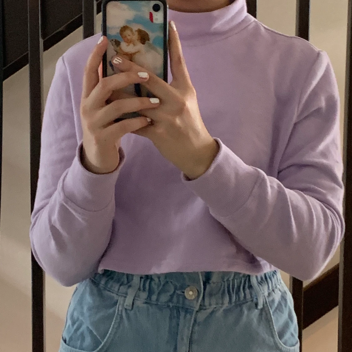 Monki Croppad sweatshirt 