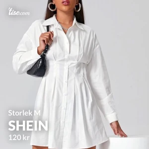 Shein slätt klänning  - Ny men passade ej mig därför väljer o sälja den 