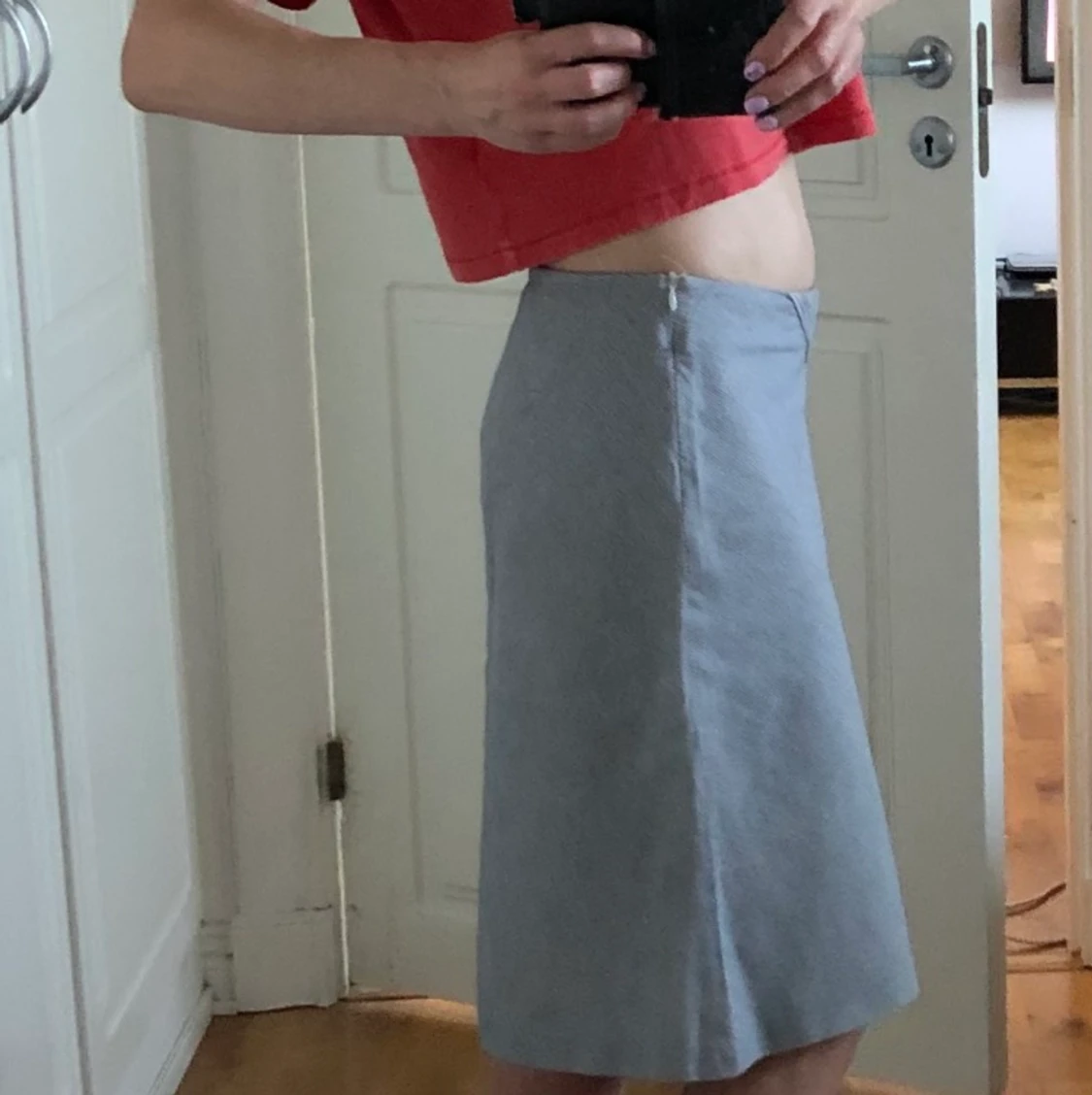 Knälång A.P.C kjol